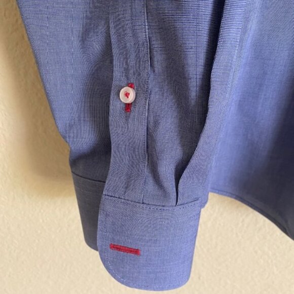 UNTUCKit Men's Button Up Long Sleeve Shirt XL Blue - Picture 3 of 7